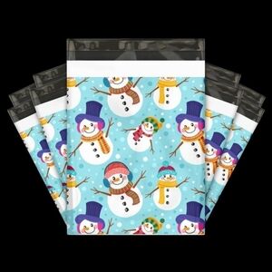 Blue Snowman ⛄️10x13 Poly mailers  20pk